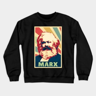 Karl Marx Vintage Colors Crewneck Sweatshirt